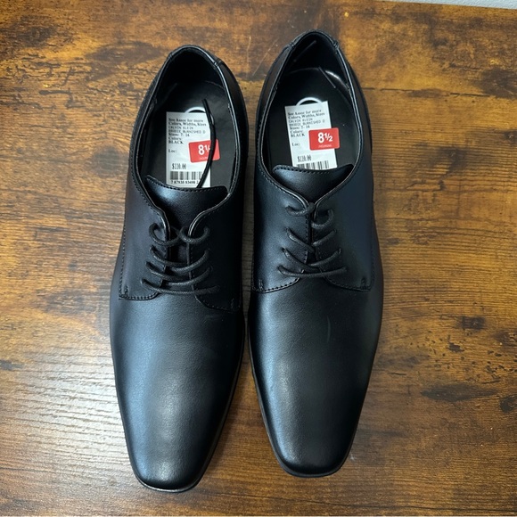 Calvin Klein Black Leather Brodie Burnished - Picture 1 of 5